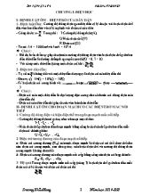 Lý thuyết ôn tập môn Vật lý Lớp 9 - Năm học 2019-2020 - Trương Khắc Hùng